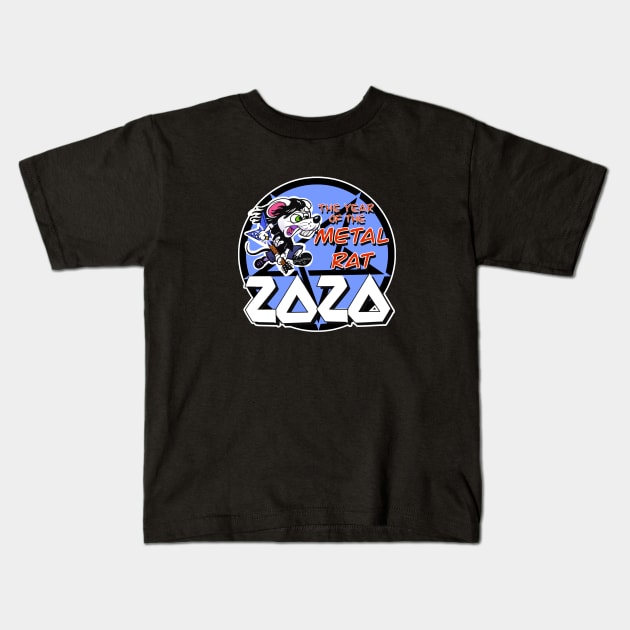 2020 METAL RAT Kids T-Shirt by Biomek